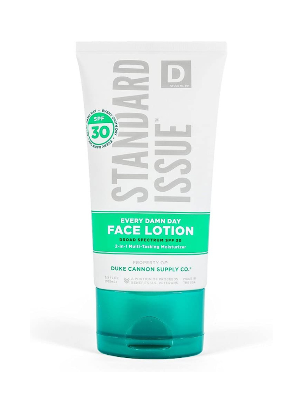 Standard Issue 2-in-1 Face Lotion by Duke Cannon