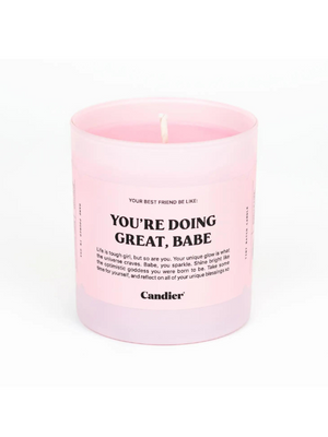 
                
                    Load image into Gallery viewer, You&amp;#39;re Doing Great, Babe Candle
                
            