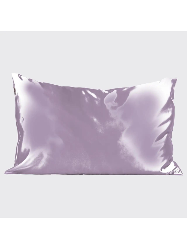 Lavender Standard Satin Pillowcase by Kitsch