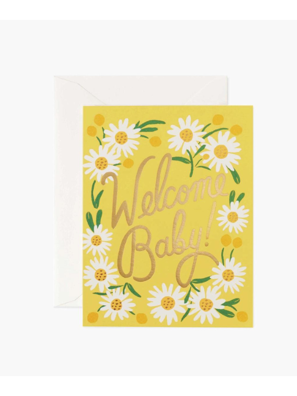 Daisy Baby Card