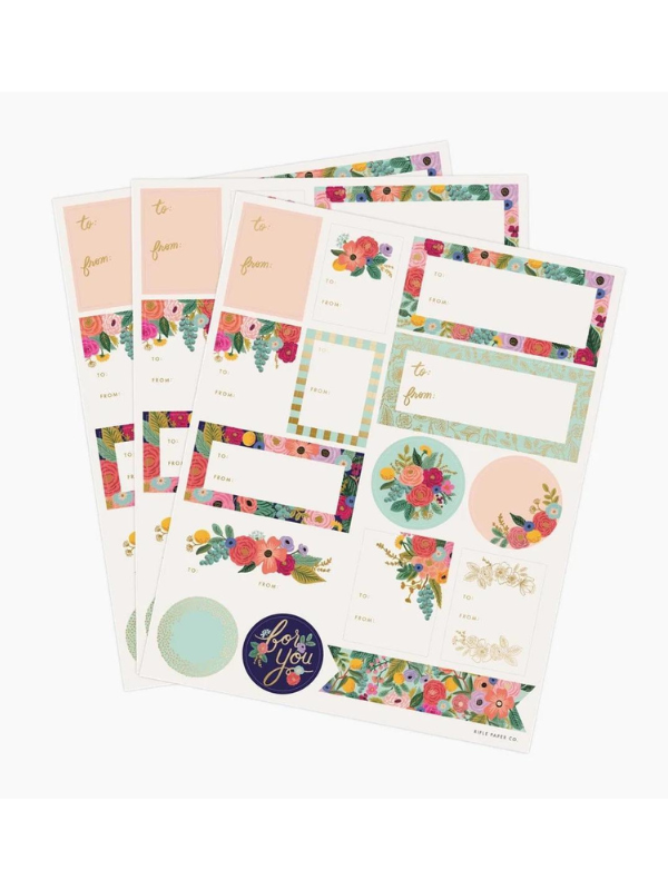 Garden Party Stickers & Labels by Rifle Paper Co.