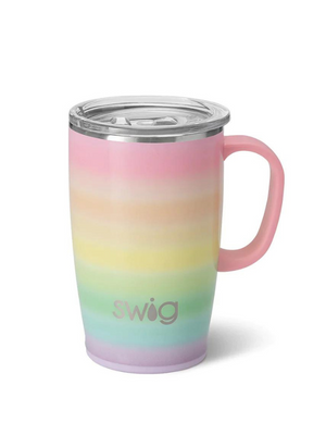 18 oz. swig life over the rainbow travel mug