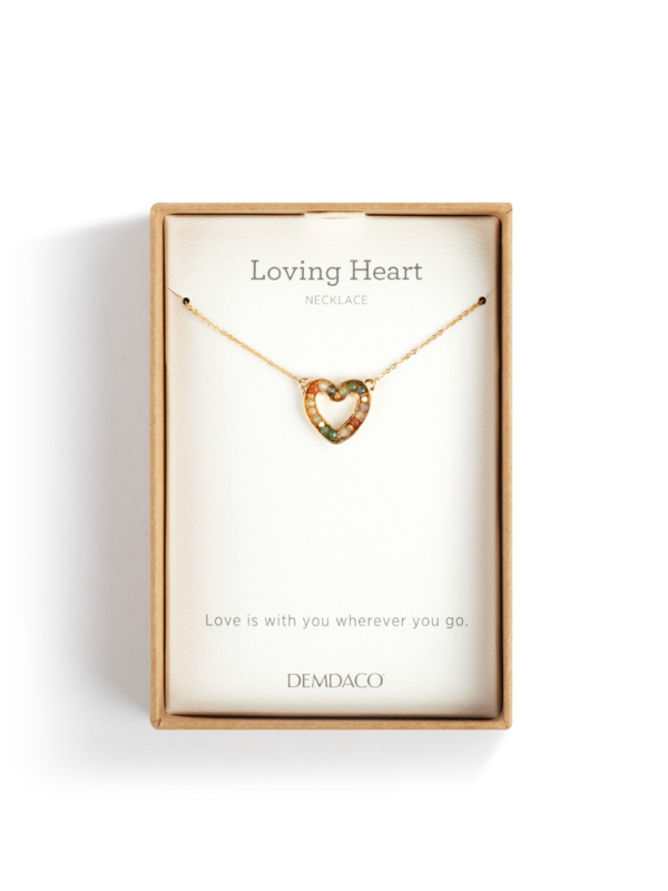 Loving Heart Necklace - Multicolor