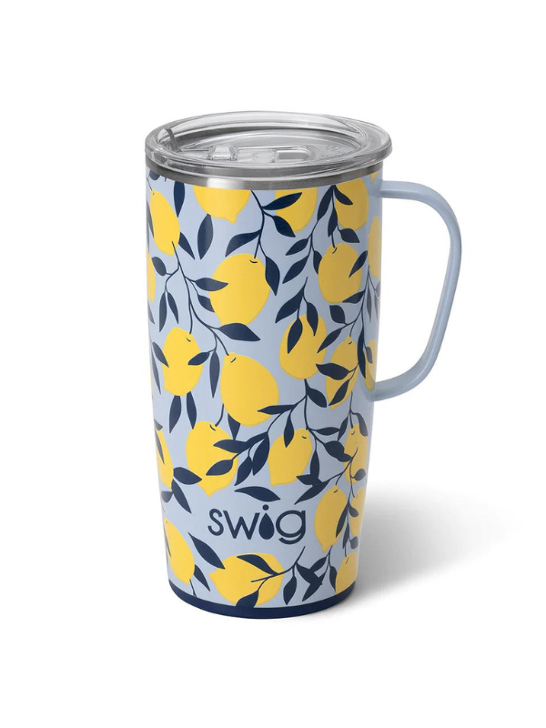 Swig Life 22oz Travel Mug | Insulated Stainless Steel Tumbler with Handle |  Confetti