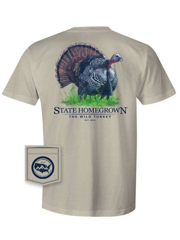 The Wild Turkey Short Sleeve Pocket Tee by State Homegrown