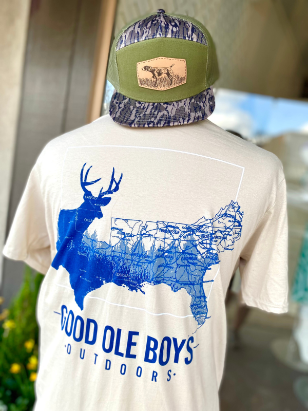 States Buck Map Tee by Good Ole Boys