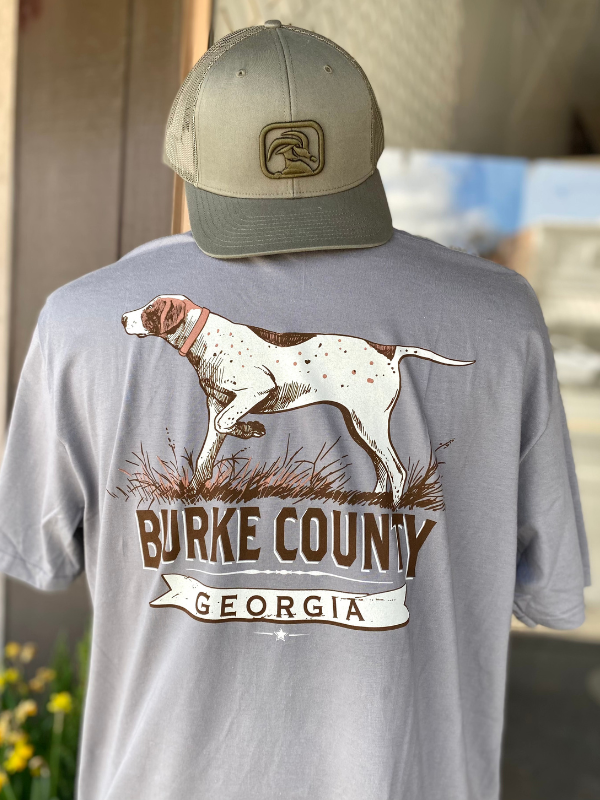Burke County Tee in Gray