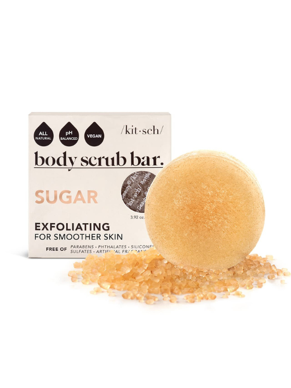
                
                    Load image into Gallery viewer, Sugar Exfoliating Body Scrub Bar by Kitsch
                
            