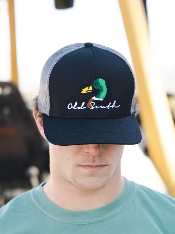 Mallard Duck Hat in Black by Old South