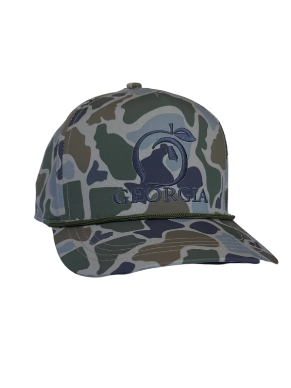 Old School Camo Performance Hat by Peach State Pride