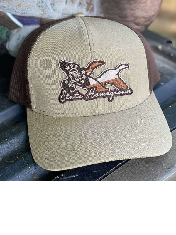 GA Duck Flag Trucker Hat by State Homegrown