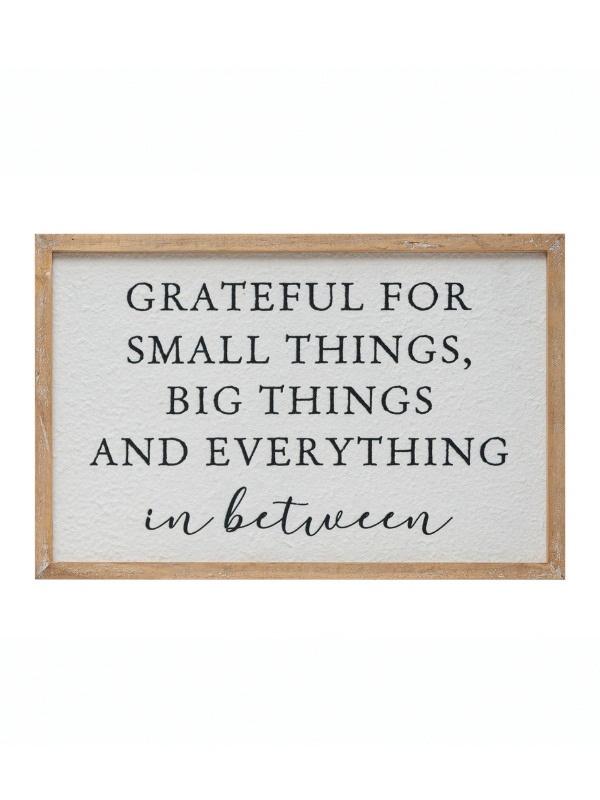 Grateful For Everything Wall Decor